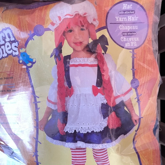 Toddler Girl Raggedy Anne Costume - Picture 2 of 3